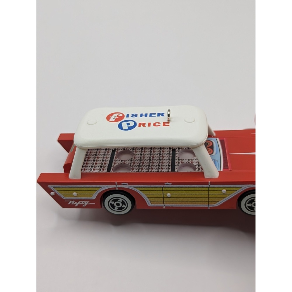 Hallmark Keepsake Ornament 2024 Fisher Price Nifty Station Wagon Ornament - Picture 7 of 16